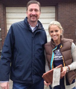 This Thursday (Feb. 19), tile designed by New Lexington based company Ludowici will be featured on HGTV’s program “Rehab Addict” staring Nicole Curtis, who is shown with Bob Andrus, national account and business development manager at Ludowici. Andrus says the crew from the show worked with him on creating the product for a classic Tudor-style home in Detroit. Andrus traveled to the job site where he met Curtis.