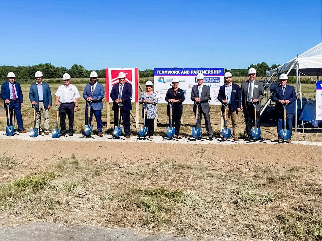 Scioto County Economic Development Office, Southern Ohio Port Authority, and Scioto County Board of Commissioners Break Ground at S.O.A.R. Business Park