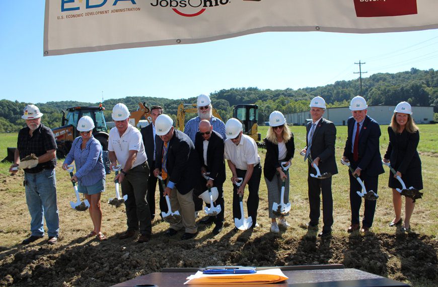 Athens County Port Authority Holds Groundbreaking Event for Building Project