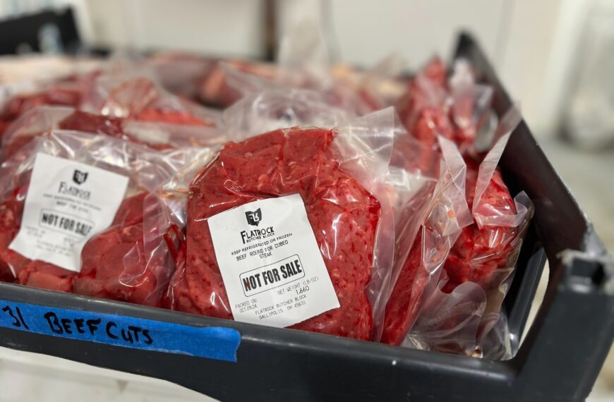 Flatrock labeled meat